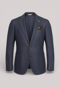 GIACCA UOMO SLIM FIT IN LANA BLU - 2932G2728TW 203507 - Linassi