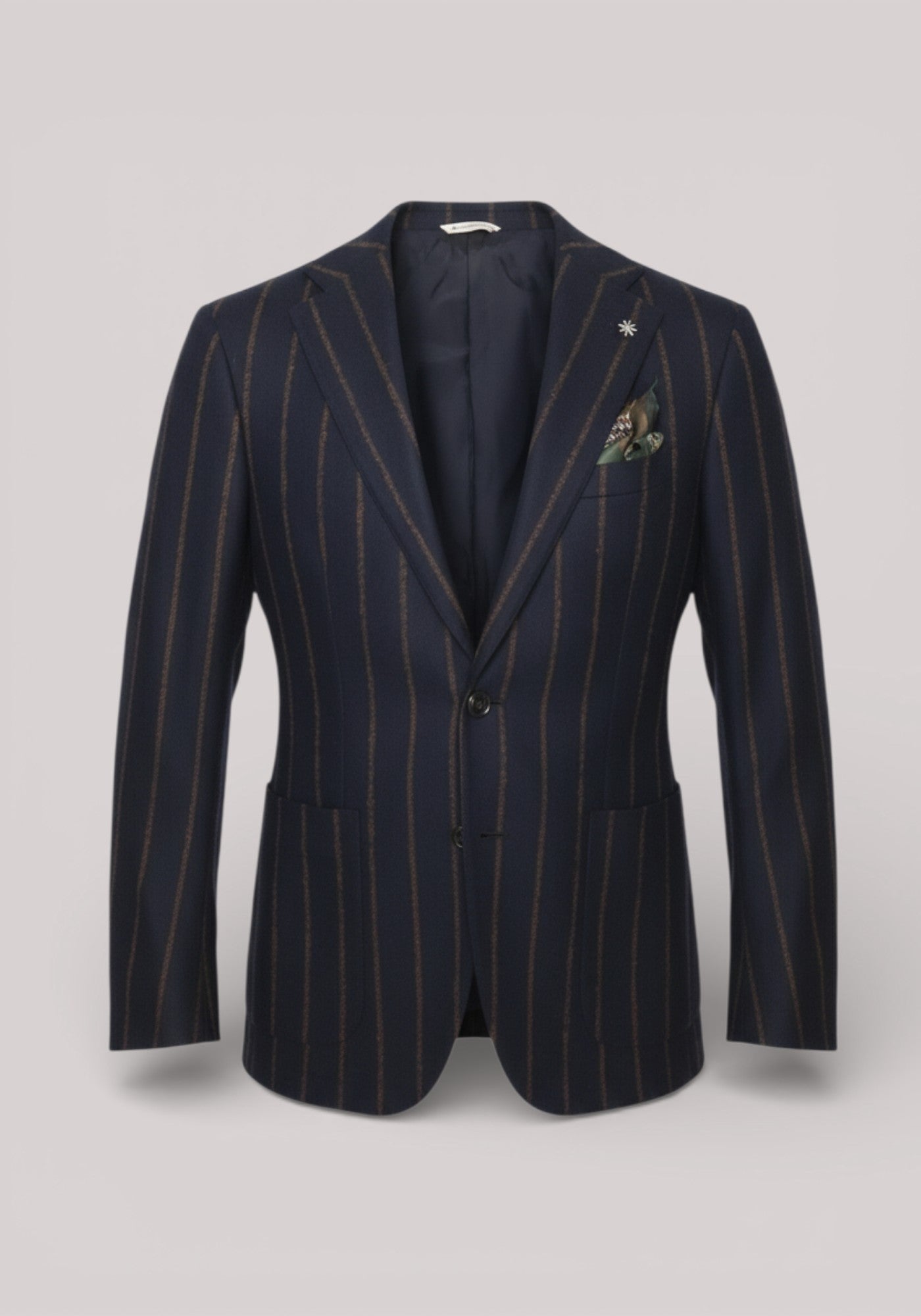 GIACCA UOMO SLIM FIT IN LANA BLU - 2732G2728 193631 - Linassi