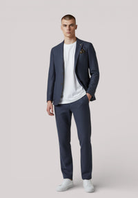 GIACCA UOMO SLIM FIT IN LANA BLU - 2932G2728TW 203507 - Linassi