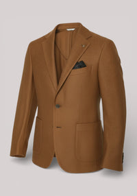 GIACCA UOMO SLIM FIT IN LANA CAMMELLO- 2932G2728TW 203507 - Linassi