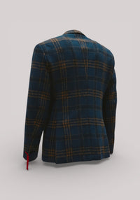 GIACCA UOMO SLIMFIT TARTAN BLU - 3132G2728M1 203704 88 - Linassi