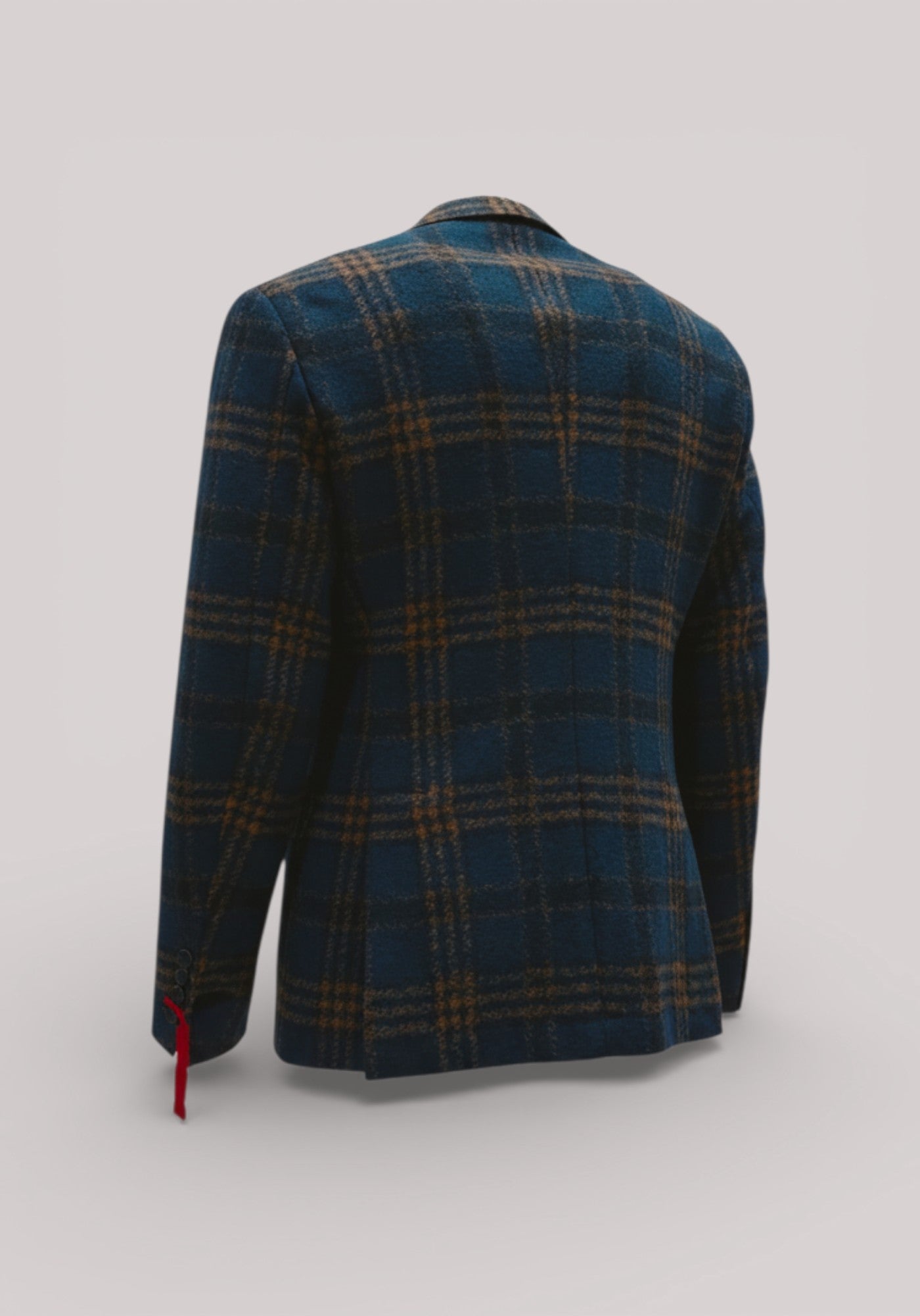GIACCA UOMO SLIMFIT TARTAN BLU - 3132G2728M1 203704 88 - Linassi