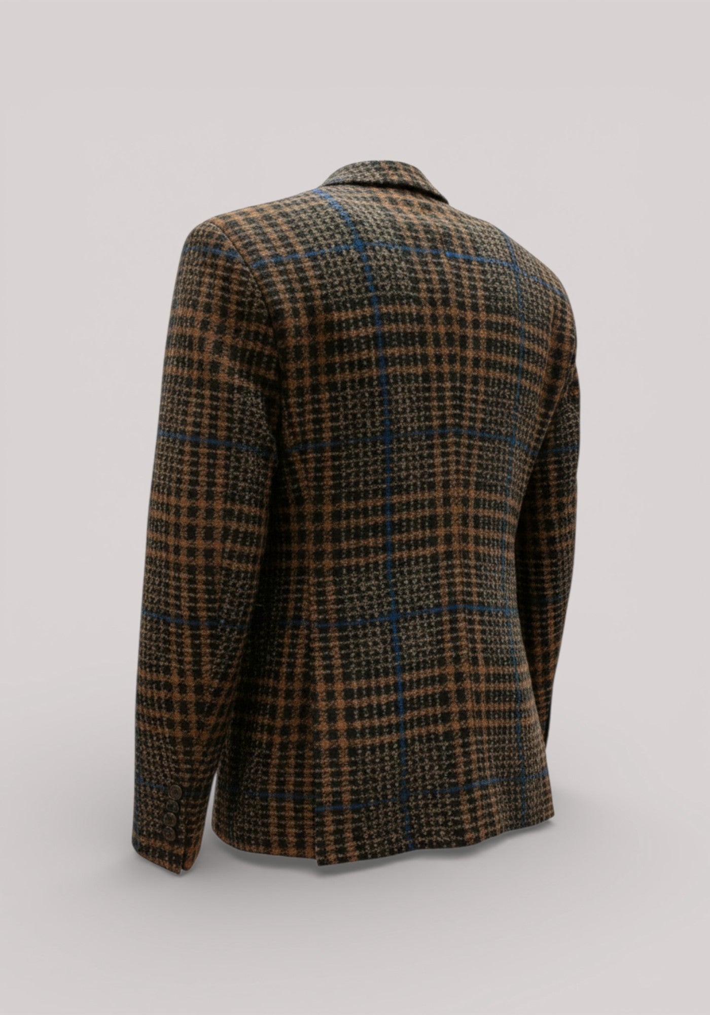 GIACCA UOMO SLIMFIT TARTAN MARRONE - 3132G2728M1 203703 28 - Linassi