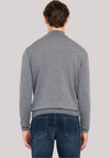 MAGLIA UOMO MOCK NECK IN PURA LANA GRIGIO