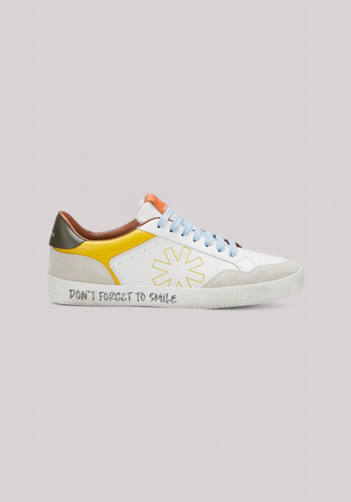 SCARPE UOMO IN PELLE GIALLO - Linassi