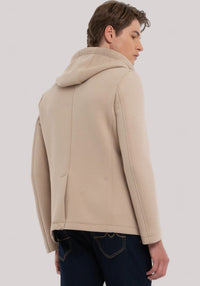 GIACCA UOMO NEOPRENE CAPPUCCIO BEIGE