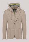 GIACCA UOMO NEOPRENE CAPPUCCIO BEIGE