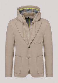 GIACCA UOMO NEOPRENE CAPPUCCIO BEIGE