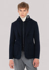 GIACCA UOMO NEOPRENE CAPUCCIO  BLU