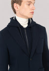 GIACCA UOMO NEOPRENE CAPUCCIO  BLU