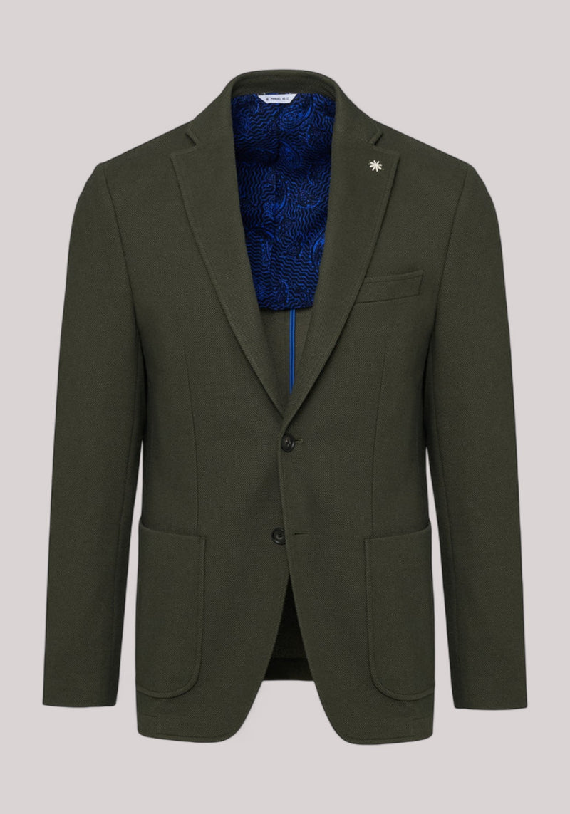 GIACCA UOMO IN JERSEY VERDE