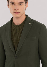 GIACCA UOMO IN JERSEY VERDE