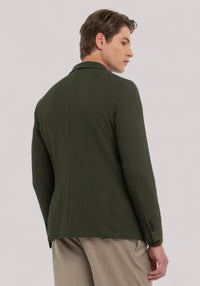 GIACCA UOMO IN JERSEY VERDE