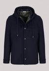 GIUBBINO UOMO CON CAPPUCCIO BLU