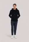 GIUBBINO UOMO CON CAPPUCCIO BLU