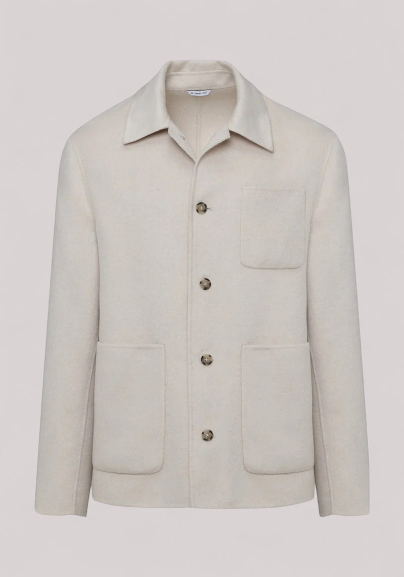 GIACCA UOMO OVERSHIRT BEIGE
