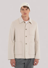 GIACCA UOMO OVERSHIRT BEIGE