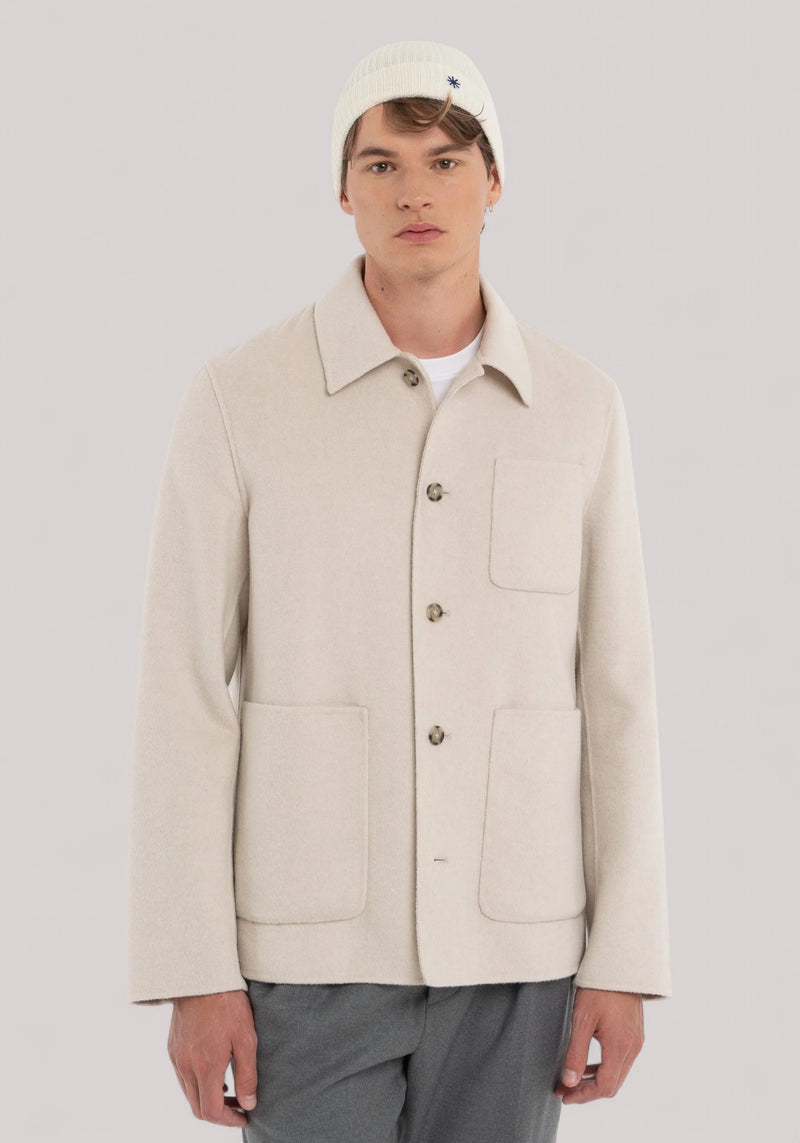 GIACCA UOMO OVERSHIRT BEIGE