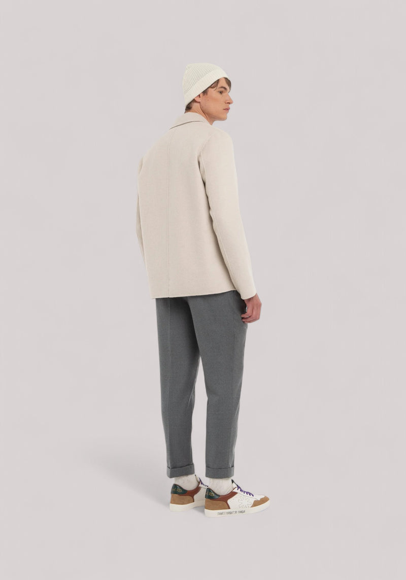 GIACCA UOMO OVERSHIRT BEIGE