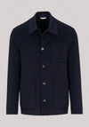 GIACCA UOMO OVERSHIRT BLU