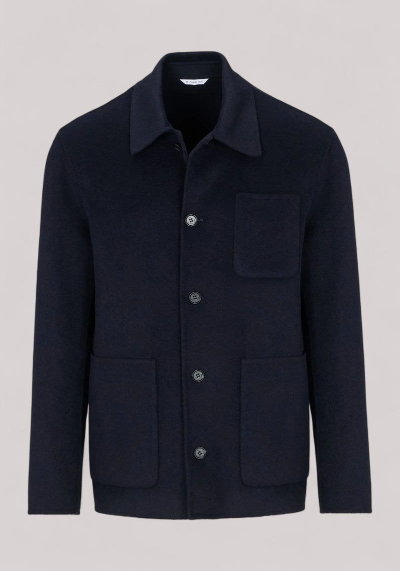 GIACCA UOMO OVERSHIRT BLU