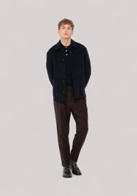 GIACCA UOMO OVERSHIRT BLU