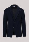 GIACCA UOMO RESCA MISTO LANA BLU