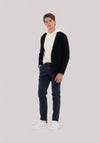 GIACCA UOMO RESCA MISTO LANA BLU