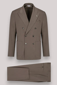 ABITO UOMO DOPPIOPETTO MARRONE - Linassi