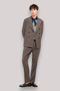 ABITO UOMO DOPPIOPETTO MARRONE - Linassi