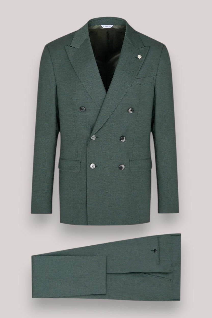 ABITO UOMO DOPPIOPETTO VERDE - Linassi