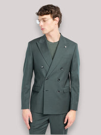 ABITO UOMO DOPPIOPETTO VERDE - Linassi