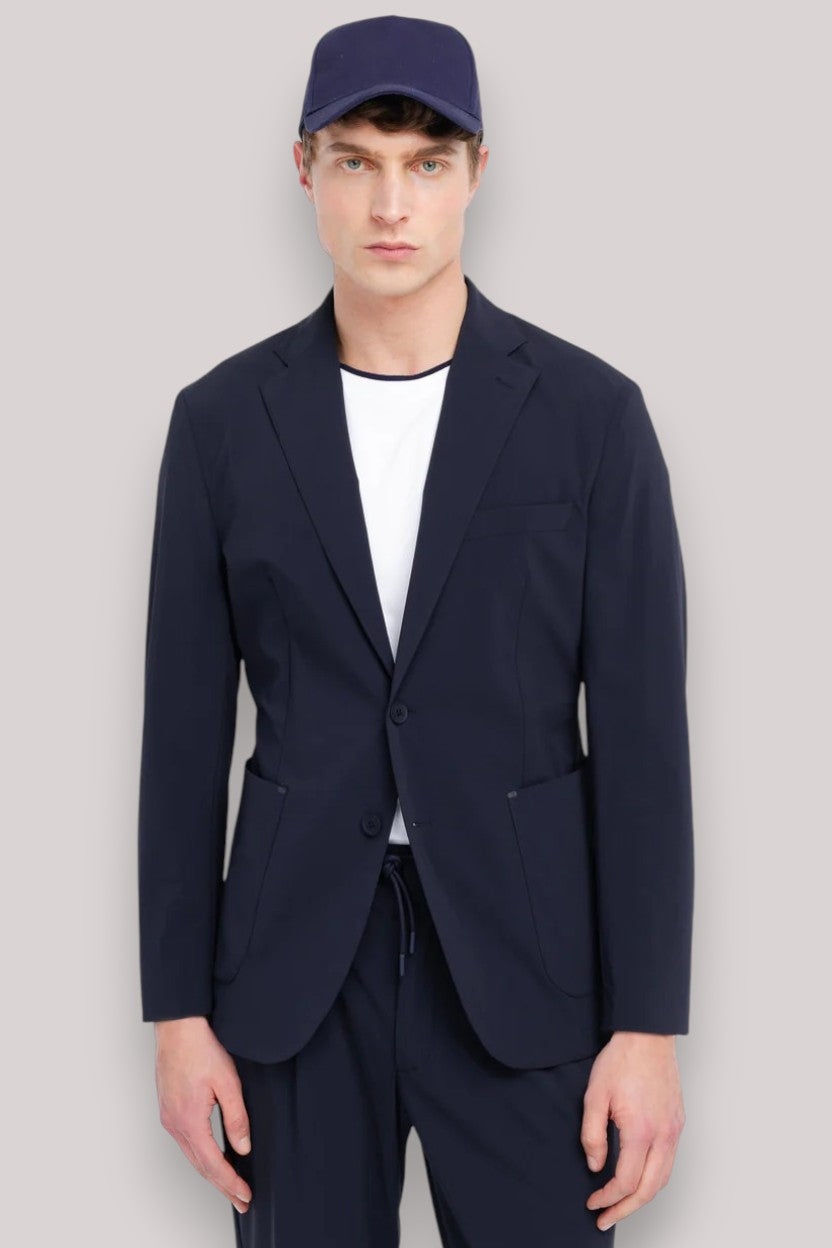 GIACCA UOMO TECNICA SFODERATA  NAVY BLUE - Linassi