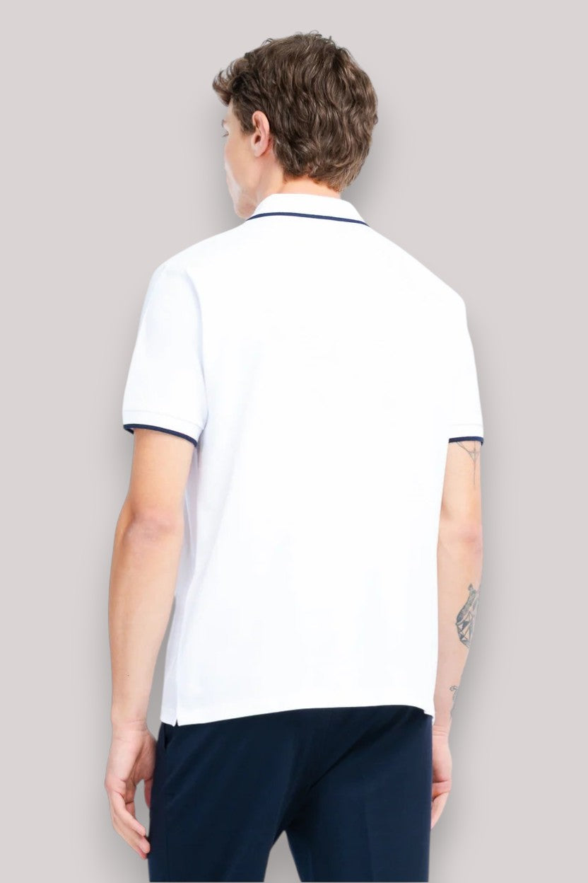 POLO UOMO PIQUET COTONE BIANCO - Linassi