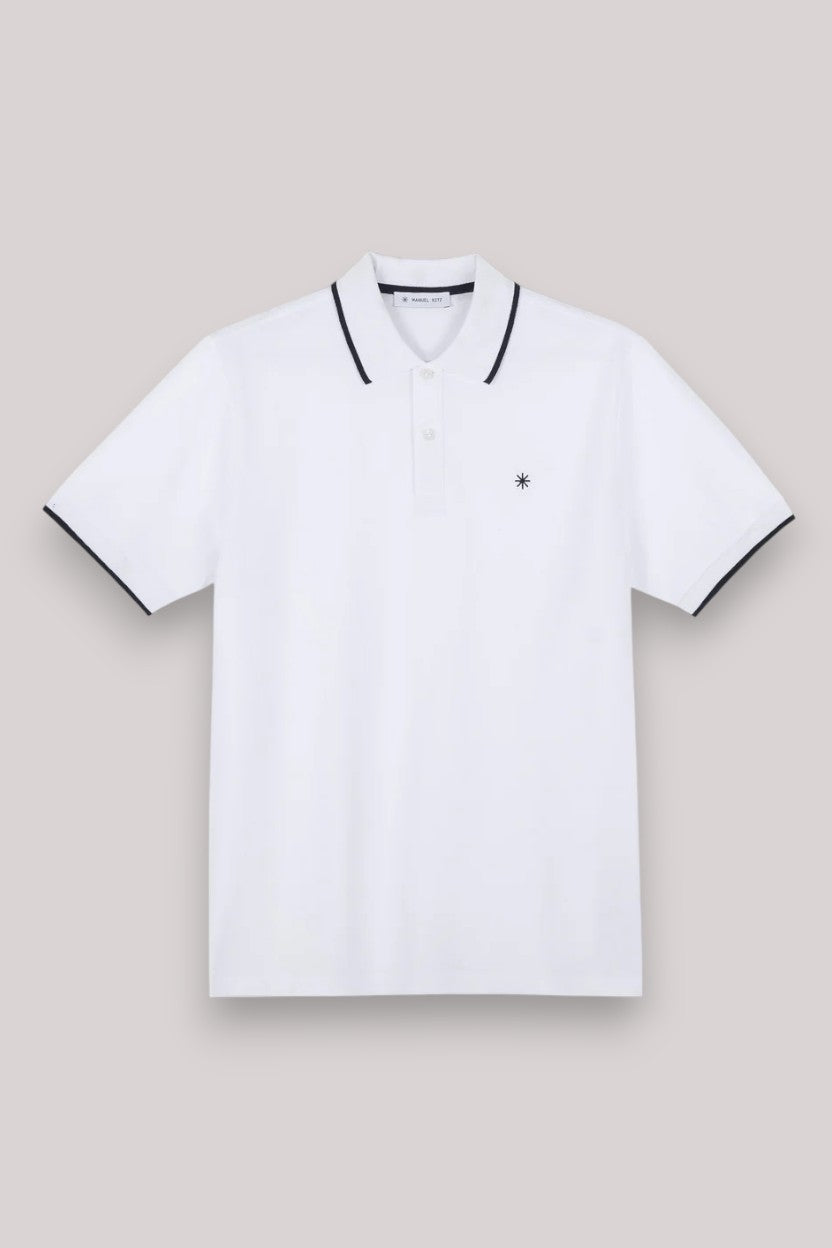 POLO UOMO PIQUET COTONE BIANCO - Linassi