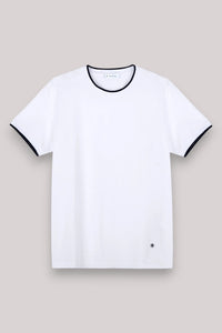 T-SHIRT UOMO JERSEY STRETCH BIANCO - Linassi