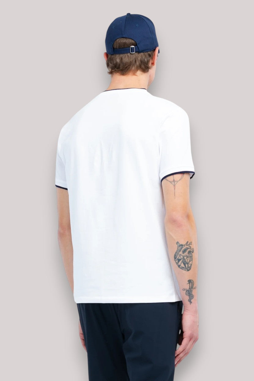 T-SHIRT UOMO JERSEY STRETCH BIANCO - Linassi