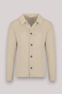 GIACCA MAGLIA UOMO MISTO COTONE SABBIA - Linassi