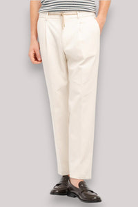 PANTALONE UOMO JERSEY BEIGE - Linassi