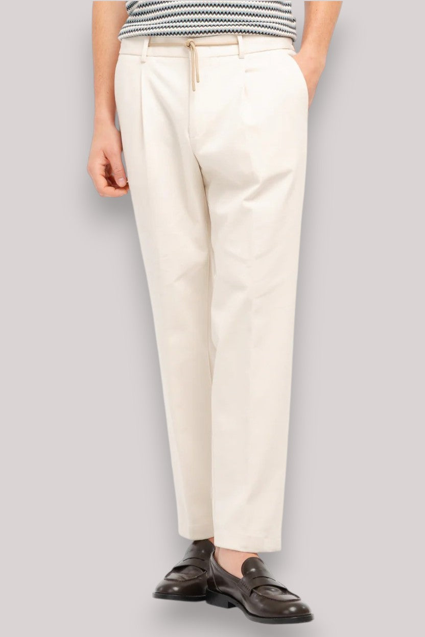 PANTALONE UOMO JERSEY BEIGE - Linassi