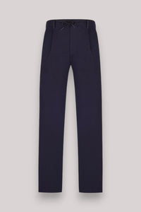 PANTALONE UOMOIN JERSEY NAVY BLUE - Linassi