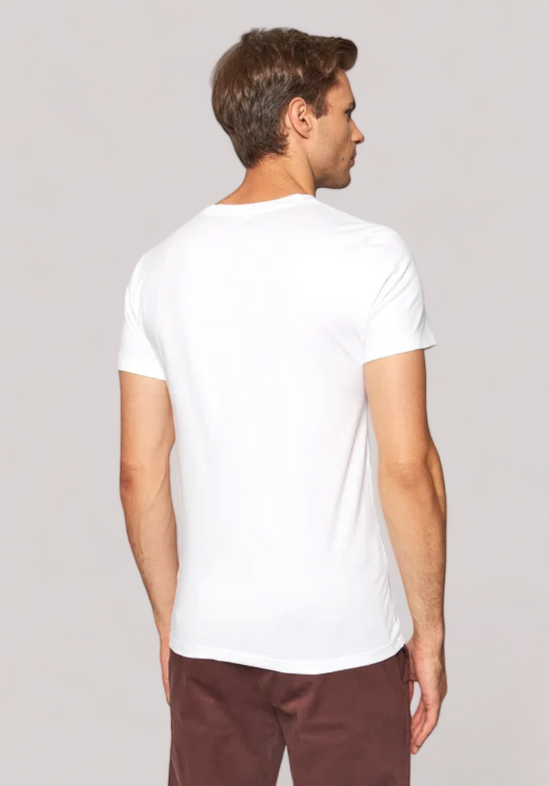 T-SHIRT UOMO BIANCO- CLASSIC-2 PACK - Linassi