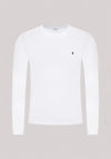 T-SHIRT UOMO MANICA LUNGA BIANCO