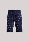 BERMUDA UOMO IN JERSEY CON PONY NAVY