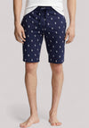 BERMUDA UOMO IN JERSEY CON PONY NAVY