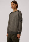 MAGLIA UOMO IN LANA E CINIGLIA ANTHRACITE