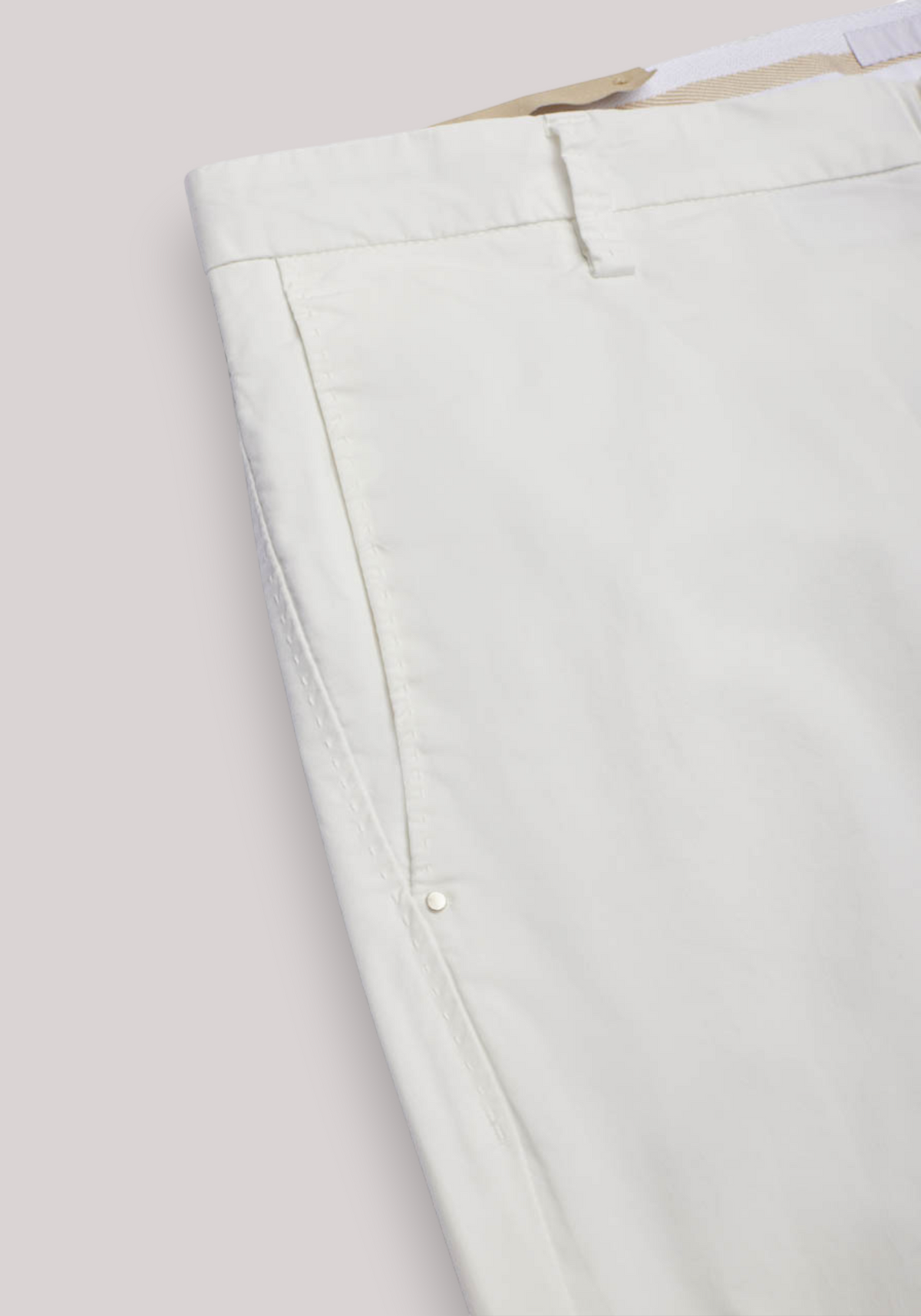 PANTALONE UOMO COTONE BIANCO