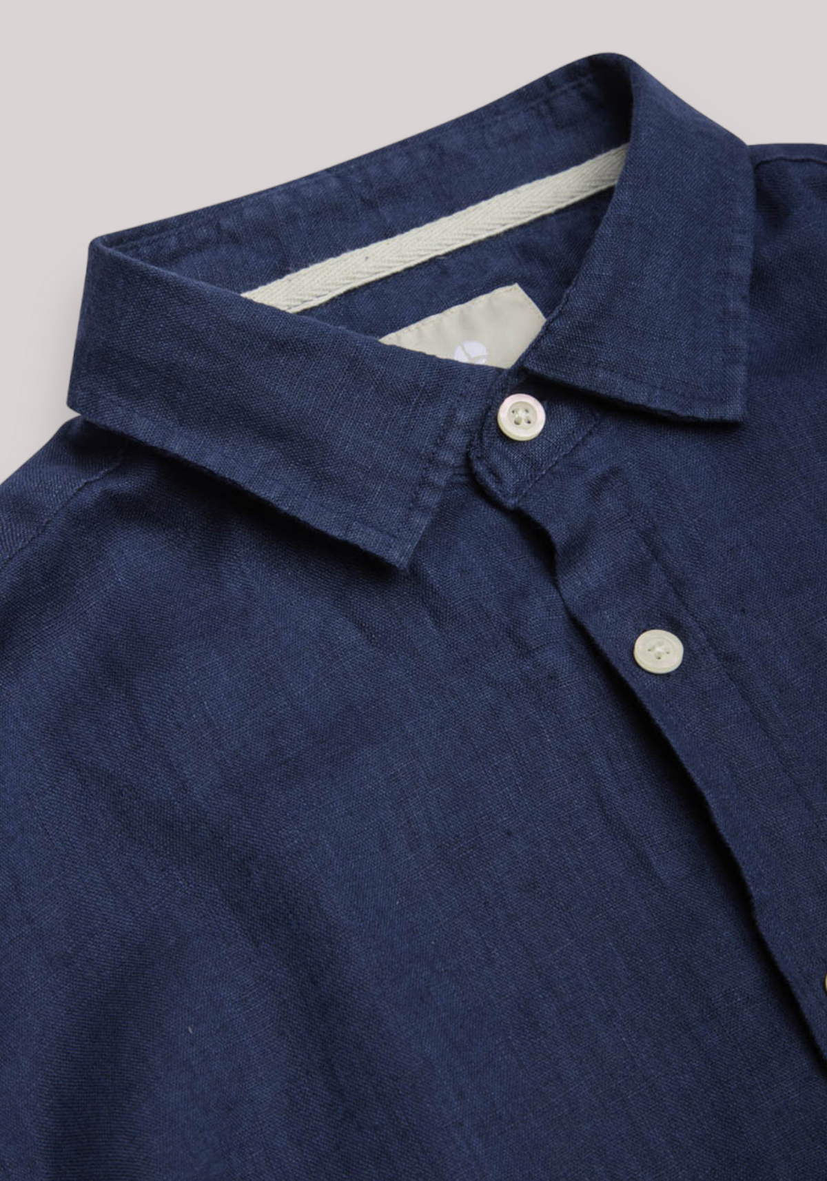 CAMICIA UOMO LINO NAVY