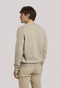 MAGLIA UOMO GIROCOLLO BEIGE