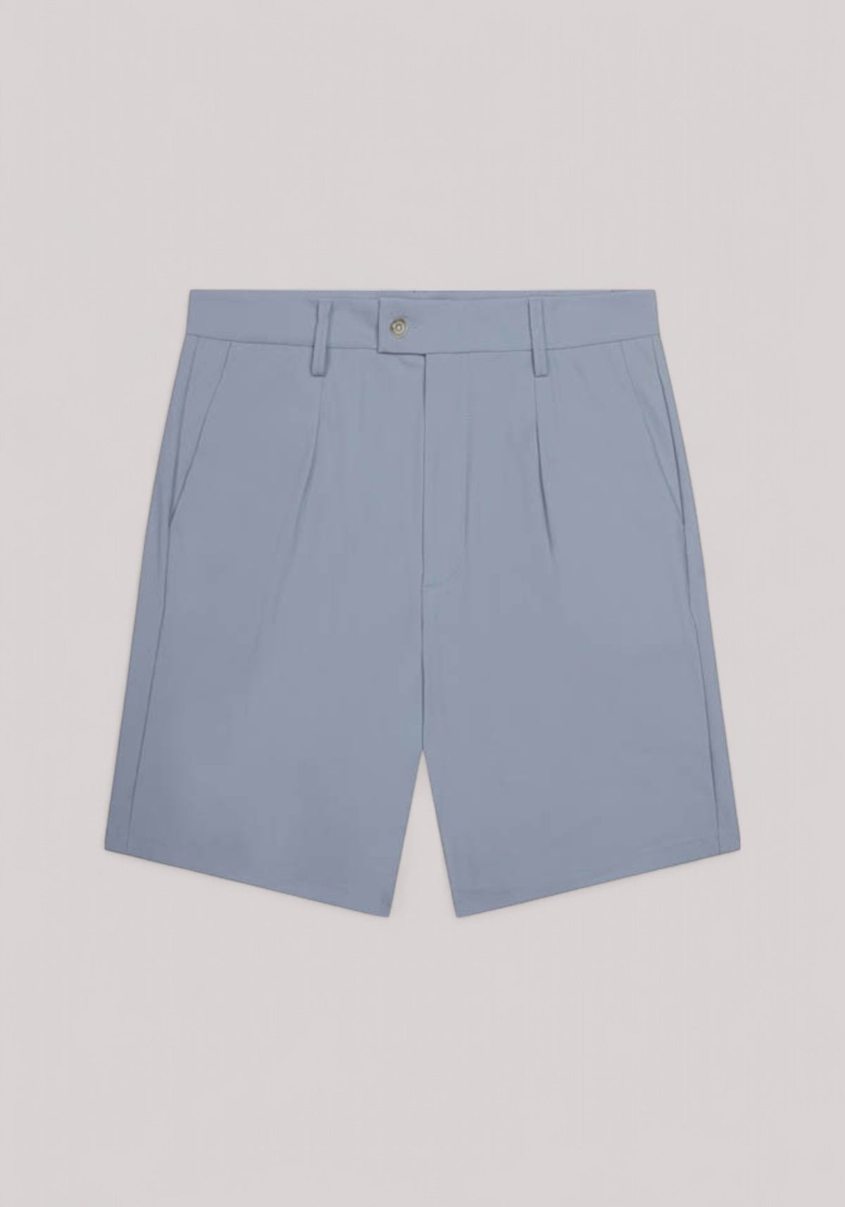 BERMUDA UOMO IN TESSUTO TECNICO BLU POLVERE - Linassi